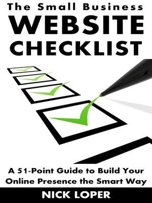 cover image of The Small Business Website Checklist